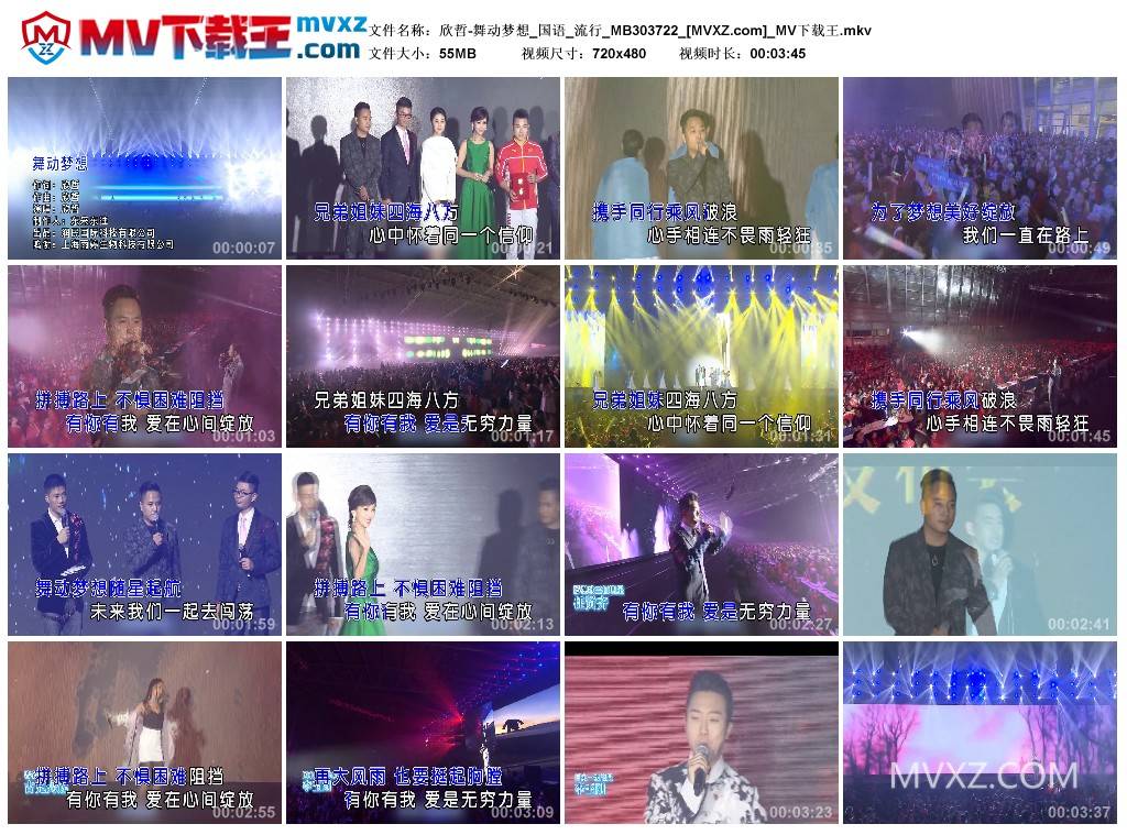 欣哲-舞动梦想_国语_流行_MB303722